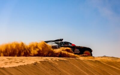 Veelbelovend debuut RS Q e-tron in Dakar