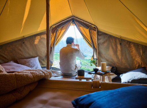 Het Belgische Autentic ontwikkelt Bell tent als start van je backyard glamping avontuur