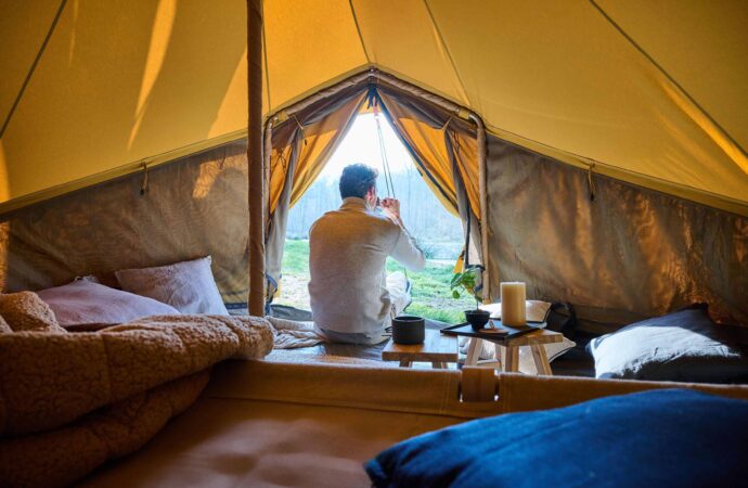Het Belgische Autentic ontwikkelt Bell tent als start van je backyard glamping avontuur