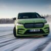 Škoda Enyaq RS iV drift de recordboeken in