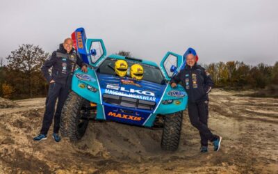 Nieuwe Dakar Rally auto voor Tim en Tom Coronel