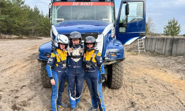 Succesvolle kennismaking met de Iveco in Polen voor Anja van Loon