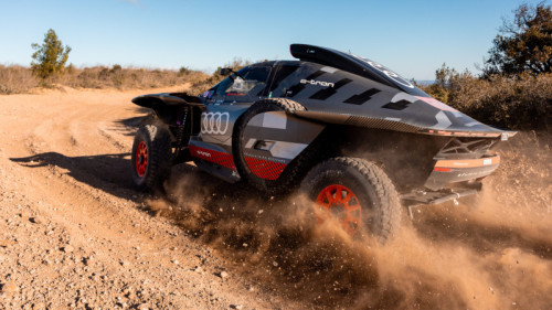 Audi RS Q e-tron: op alle fronten doorontwikkeld voor Dakar 2024