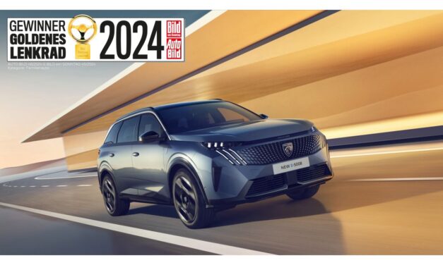 PEUGEOT E-5008 wint prestigieuze Gouden Stuurwiel als beste familieauto