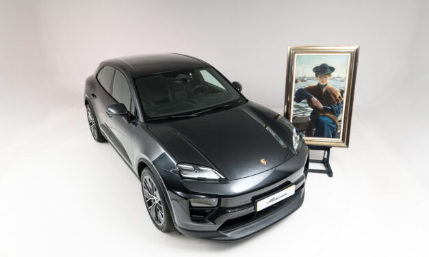 De Droomruil: bijzonder schilderij geruild tegen nieuwe, volledig elektrische Porsche Macan