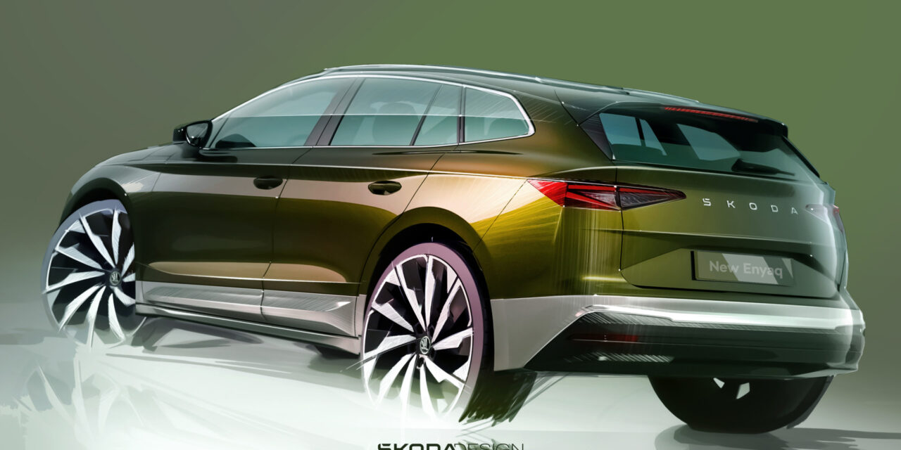 Škoda onthult eerste schetsen nieuwe Enyaq: update met Modern Solid designtaal