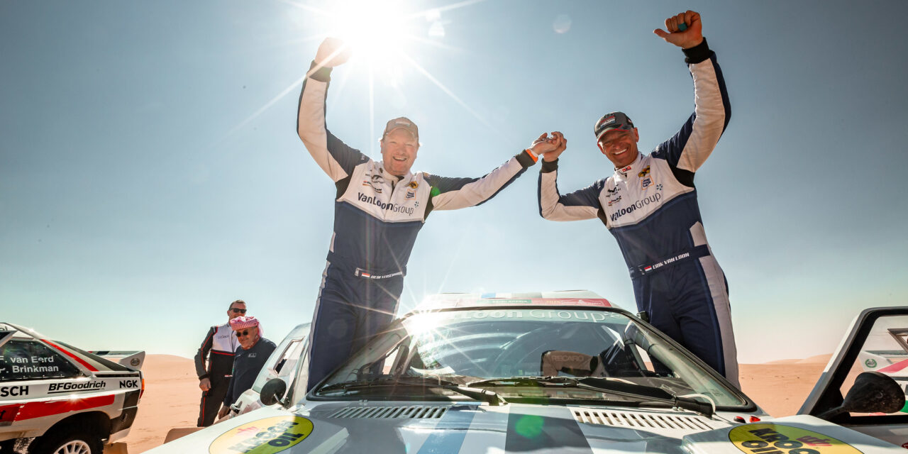 Erik van Loon en Hein Verschuuren winnen H4-klasse Dakar Classic