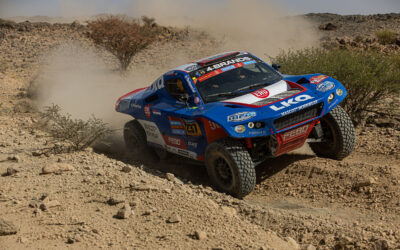 Tim en Tom Coronel met schrik in de benen door eerste Dakar-etappe