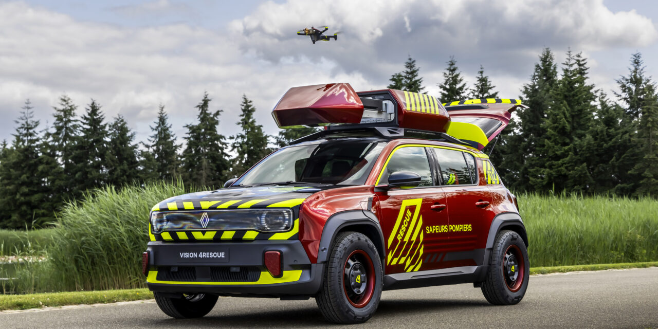 Vision 4rescue: een Renault 4 vol innovatie voor de hulpdiensten