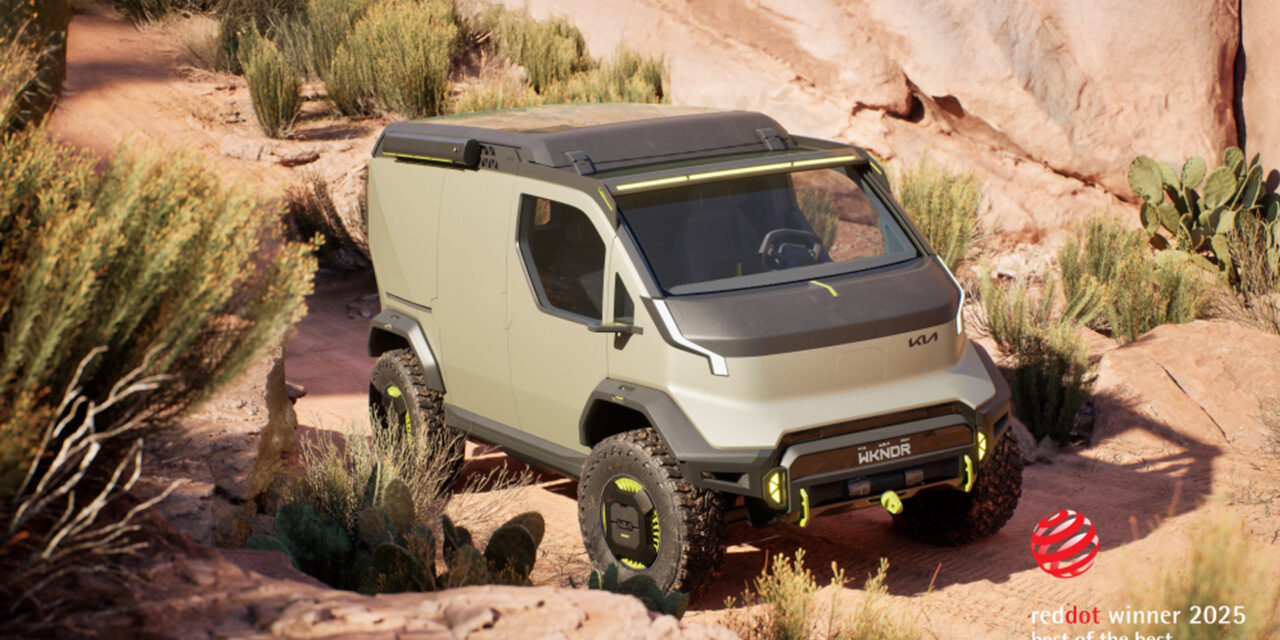 Red Dot Design Concept 2025: vijf awards voor Kia waaronder eretitel PV5 WKNDR Concept