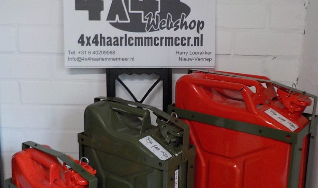 JERRYCAN HOUDER & Off-road jack, airjack (luchtkrik)
