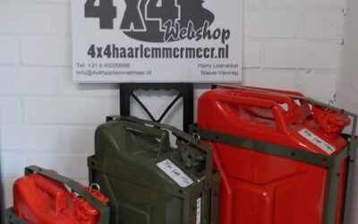 JERRYCAN HOUDER & Off-road jack, airjack (luchtkrik)