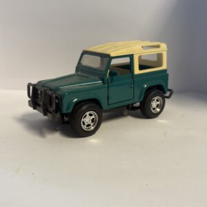 LAND ROVER DEFENDER 90 GROEN/WIT PULL BACK