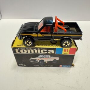 TOMICA TOYOTA HILUX 4WD NO61 S-1/62 INCL. BOX € 145,- COLLECTORS ITEM