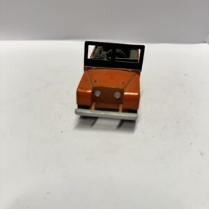 LAND ROVER WITH DRIVER ORANGE DINKY TOYS