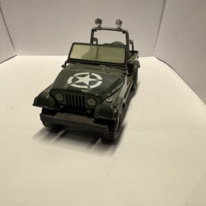 JEEP CJ BURAGO USA ARMY LIVERY GREEN 1:24