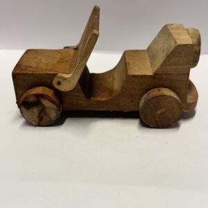 JEEP WILLYS HANDCRAFTED WOODEN MODEL