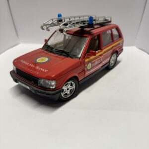 RANGE ROVER 1:26 “FIREMEN” AIRPORT FIRE SERVICE BURAGO VERY GOOD