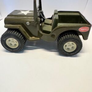 VINTAGE ’70 TONKA 6.25” MILITARY ARMY JEEP GREEN INTERIOR