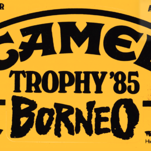 Camel Trophy ’85 Borneo sticker origineel