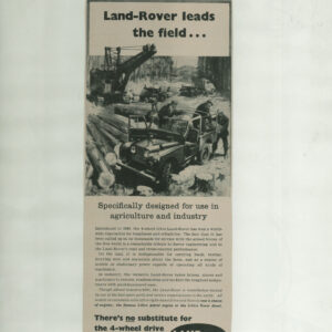 Land Rover Ad incl. frame