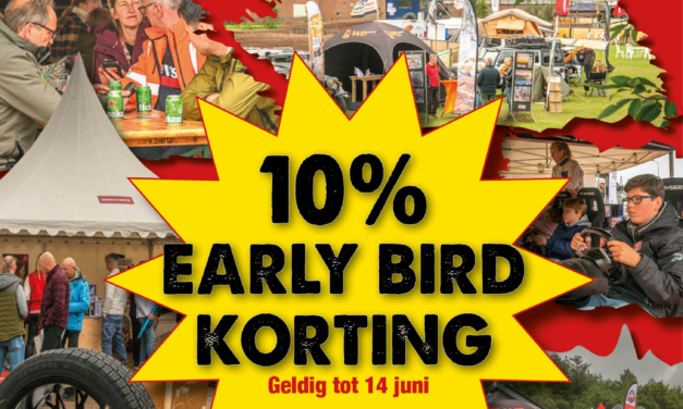 Standhouders 4WD Festival – 10% Vroegboekkorting geldig tot 14 juni a.s.