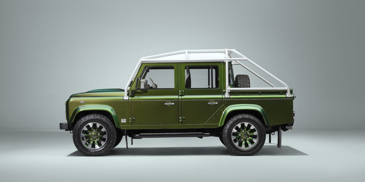 Classic Defender V8-familie introduceert nieuwe dubbele cabineoptie