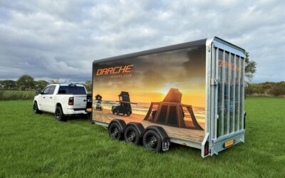 Sheepie en James Baroud, heeft een nieuwe trailer in gebruik genomen