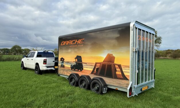 Sheepie en James Baroud, heeft een nieuwe trailer in gebruik genomen