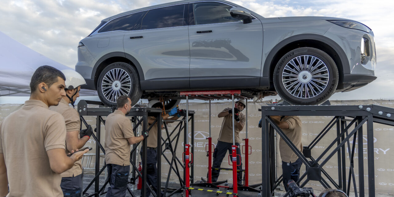 CHERY Tiggo 9 doorstaat unieke veiligheidstests tijdens CSH Safety Challenge